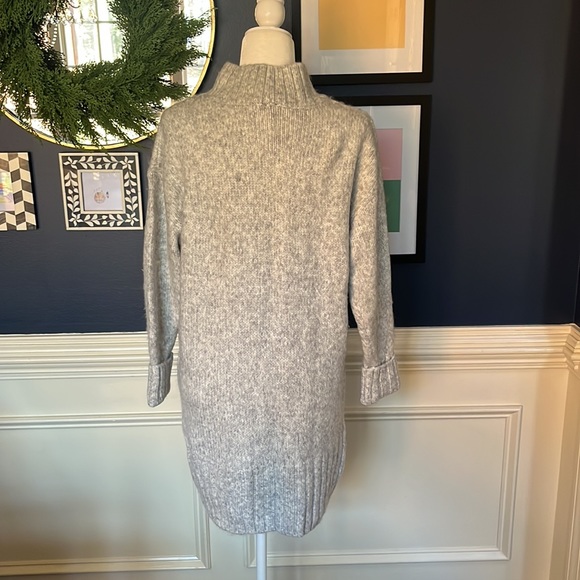 Express Gray Sweater Tunic/Dress - Picture 3 of 5